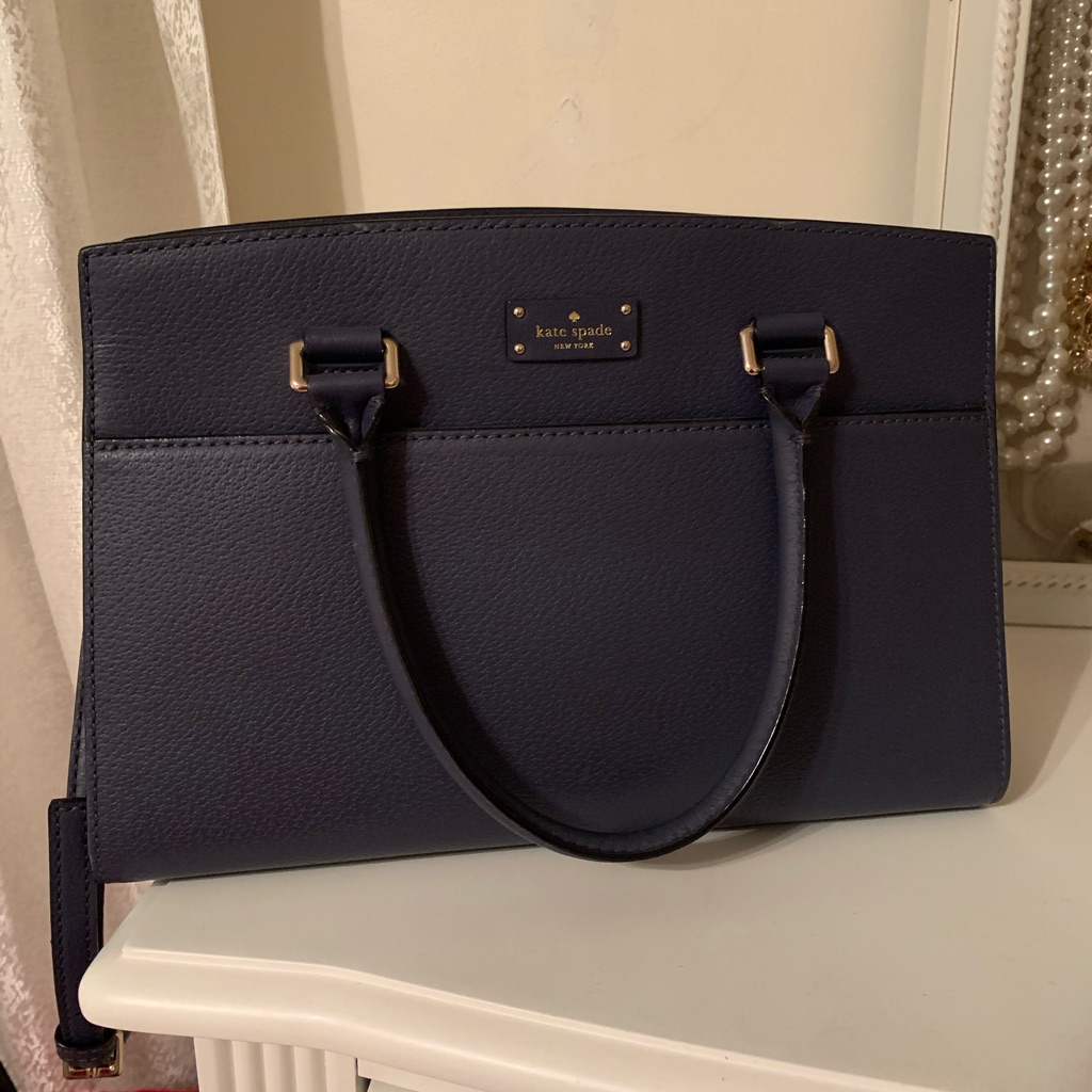 Authentic Kate Spade Navy Blue Purse Authentic Kate Spade Navy Blue Purse